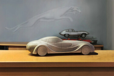 Digitale Kunst mit dem Titel "Jaguar, l'excellenc…" von Philippe Renou, Original-Kunstwerk, Fotomontage