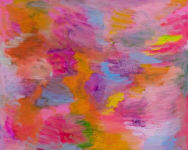 Painting titled "Liquid Dreams : 31"…" by Pamela Rys, Original Artwork, Oil
