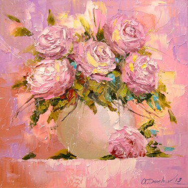 Peinture intitulée "A bouquet of delica…" par Olha, Œuvre d'art originale, Huile