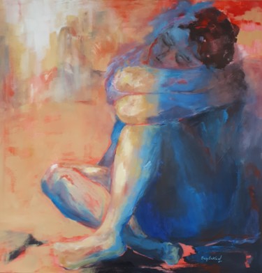 2019-RÊVE-12 " Songes" acrylique 80 x 80 cm