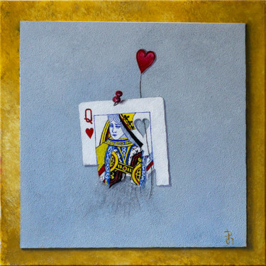 "Broken Queen of Hea…" başlıklı Tablo Retne tarafından, Orijinal sanat, Petrol