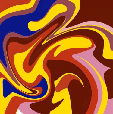 Digital Arts titled "Renaissance abstract" by Peter Jalesh, Original Artwork, Digital Painting