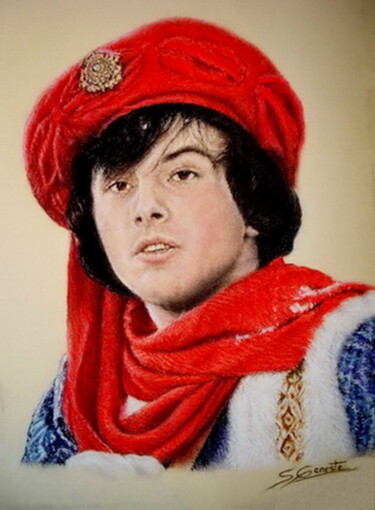 Painting titled "Pavel Travnicek (2)" by Sylvie Geneste, Original Artwork, Pastel