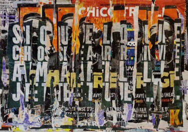 Si quelque chose... Collages titled "Si quelque chose..." by Dominique Kerkhove (DomKcollage), Original Artwork, Collages