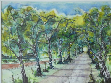 Malerei mit dem Titel ""entre Allee"" von Urs, Original-Kunstwerk