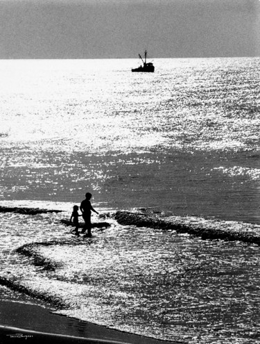Galveston Morning Photographie intitulée "Galveston Morning" par Travis Burgess, Œuvre d'art originale, Photographie argentique