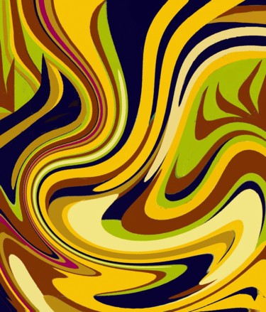 Digital Arts titled "Swinging in the ear…" by Peter Jalesh, Original Artwork, Digital Painting