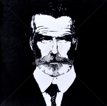 Dessin intitulée "Pierce" par Laurent Chabrillat, Œuvre d'art originale, Marqueur