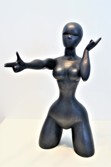 Bang-bang "série Elles" Sculpture titled "Bang-bang "série El…" by Jean-Christophe Cronel (JC Cronel), Original Artwork, Plaster