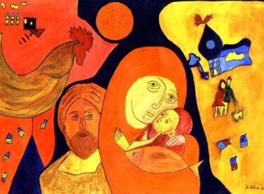 Painting titled "Spirit" by Georg Kiehn, Original Artwork