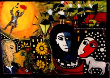 Painting titled "Europe, Argentina" by Georg Kiehn, Original Artwork