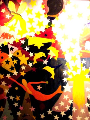 Painting titled "Universal Dip" by Georg Kiehn, Original Artwork