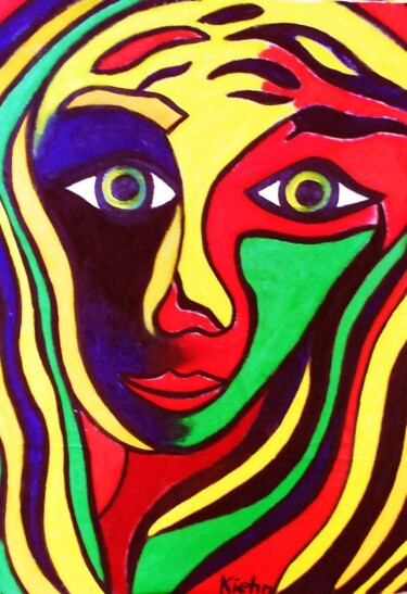 Painting titled "Preoccupied" by Georg Kiehn, Original Artwork