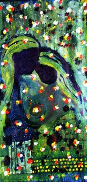 Painting titled "Rendezvous under St…" by Georg Kiehn, Original Artwork