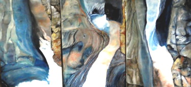 绘画 标题为“Triptychon Trümmelb…” 由Urs, 原创艺术品, 丙烯