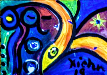 Painting titled "Love and Nature" by Georg Kiehn, Original Artwork, Acrylic