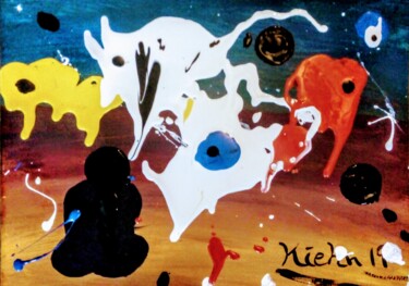 Painting titled "Mescaline Trip" by Georg Kiehn, Original Artwork, Acrylic