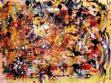 Painting titled "Materialisation..Bi…" by Georg Kiehn, Original Artwork