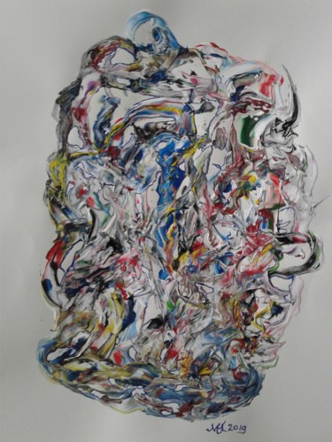 Schilderij getiteld "20190124-125919.jpg" door Marianne Huizinga, Origineel Kunstwerk