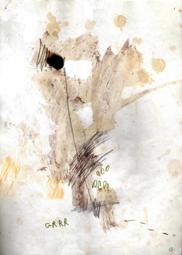 Dessin intitulée ""G" abécédaire russ…" par Baptiste Vanweydeveldt, Œuvre d'art originale, Stylo à bille