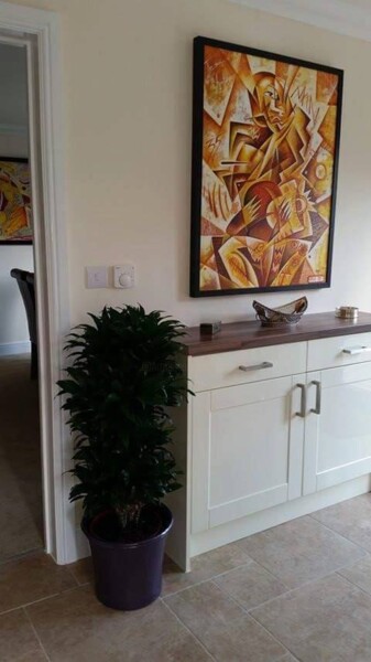 Painting titled "In Colin Thatcher s…" by Kaola Oty, Original Artwork