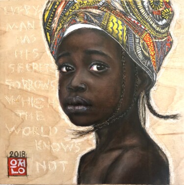 Peinture intitulée "a bride" par Natali Part, Œuvre d'art originale, Huile