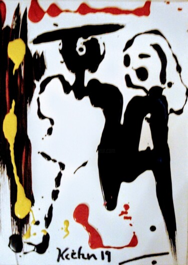 Painting titled "Goodbye Lilli Marle…" by Georg Kiehn, Original Artwork, Acrylic