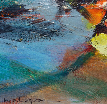 Vague soleil couchant