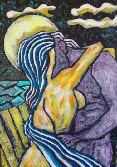 Peinture intitulée "Ensemble." par Marc Felix, Œuvre d'art originale, Acrylique