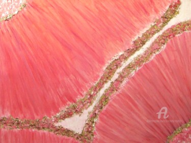 Painting titled "Geometry ll" by Michela Curtis, Original Artwork, Oil