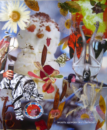 "Who live well in Ro…" başlıklı Kolaj Phil Colisov tarafından, Orijinal sanat, Diğer