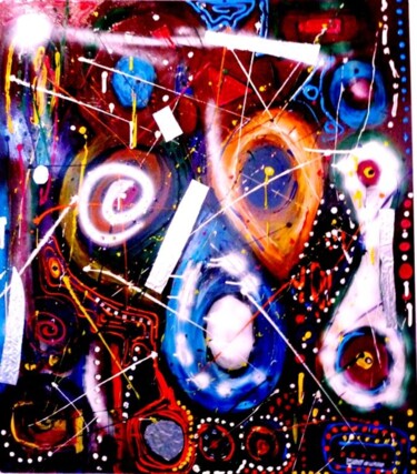 Painting titled "Energy's" by Georg Kiehn, Original Artwork
