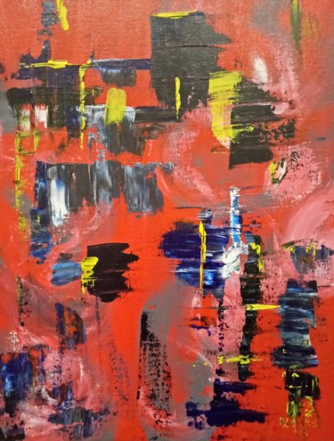 Painting titled "Color of lights - s…" by Atignas Art, Original Artwork, Acrylic