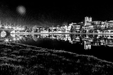 Photographie intitulée "Berges de Cazères s…" par Nicolas Bernié, Œuvre d'art originale