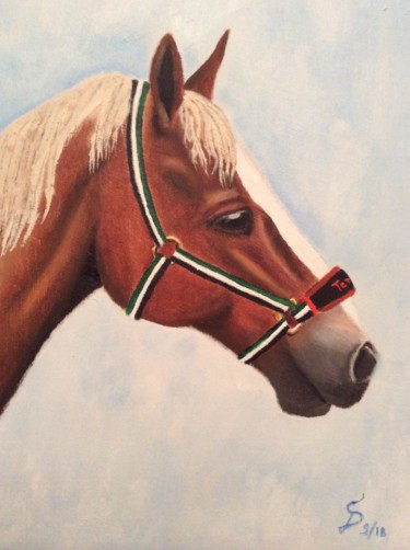 Malerei mit dem Titel "Terry" von Stefan Dhein, Original-Kunstwerk, Öl