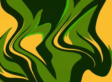 Digital Arts titled "Watyer Shadows" by Peter Jalesh, Original Artwork, Digital Painting