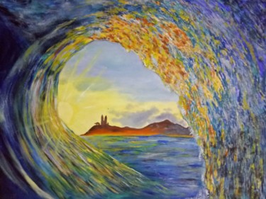 Painting titled "Life in a moment" by Atignas Art, Original Artwork, Oil