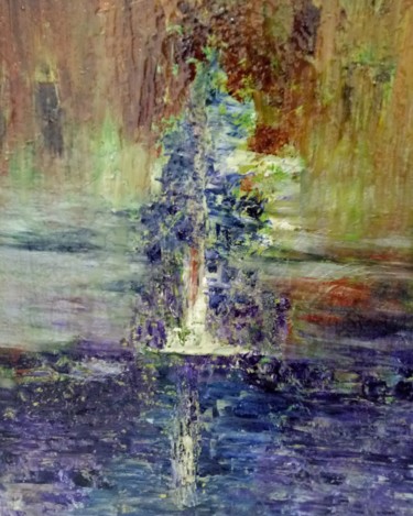 Painting titled "FireBerg" by Atignas Art, Original Artwork, Acrylic