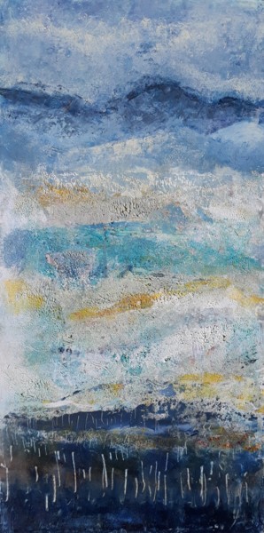 Painting titled "Sierra Almijara, Ce…" by Jill Carrott, Original Artwork, Oil