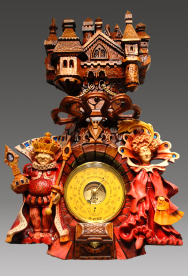 From the series "Old castlИз серии "Старые замки". Sculpture intitulée "From the series "Ol…" par Sergey Kolokoltsov, Œuvre d'art originale, Verre