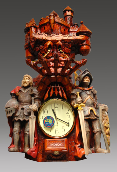 From the series "Old castles".Из серии "Старые зам Sculpture intitulée "From the series "Ol…" par Sergey Kolokoltsov, Œuvre d'art originale, Verre