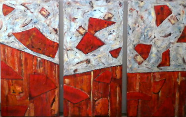 Malerei mit dem Titel ""Blowing in the win…" von Urs, Original-Kunstwerk, Acryl