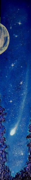 Malerei mit dem Titel "Shooting Star" von Urs, Original-Kunstwerk, Acryl
