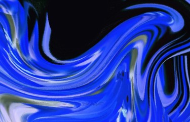 Digital Arts titled "Iced Wave" by Peter Jalesh, Original Artwork, Digital Painting