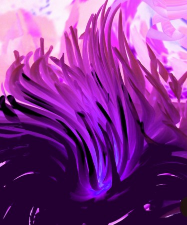 Digital Arts titled "Twilight Chrysanthe…" by Peter Jalesh, Original Artwork, Digital Painting