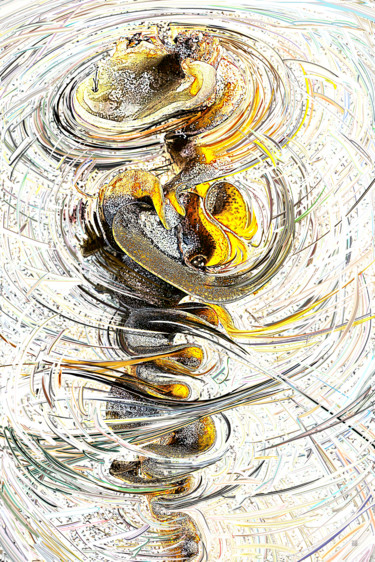 Photographie intitulée "Crayonnée 0499-089-3" par Sylvie Dessert (Syl), Œuvre d'art originale, Photographie manipulée