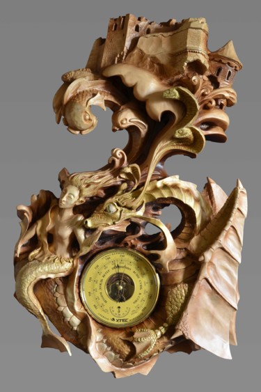 Journey to fairy tale. Путешествие в сказку. Sculpture intitulée "Journey to fairy ta…" par Sergey Kolokoltsov, Œuvre d'art originale, Verre