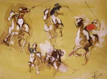 Dessin intitulée "Etude- encre de chi…" par Thierry Faure, Œuvre d'art originale, Encre