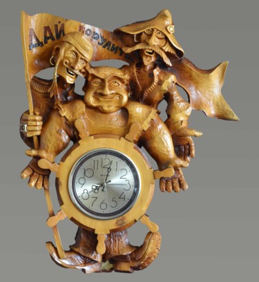 Sculpture intitulée "Let me drive.  Дай…" par Sergey Kolokoltsov, Œuvre d'art originale, Verre