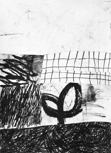 Collages intitulée "A LONG TIME, THEN N…" par Luc Pierre, Œuvre d'art originale, Papier